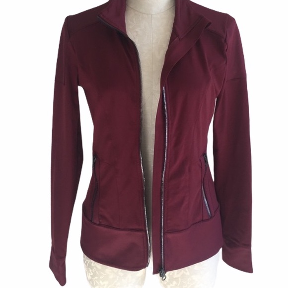 ALO Full Zip Performance Moto Track Running Jacket - Picture 8 of 10